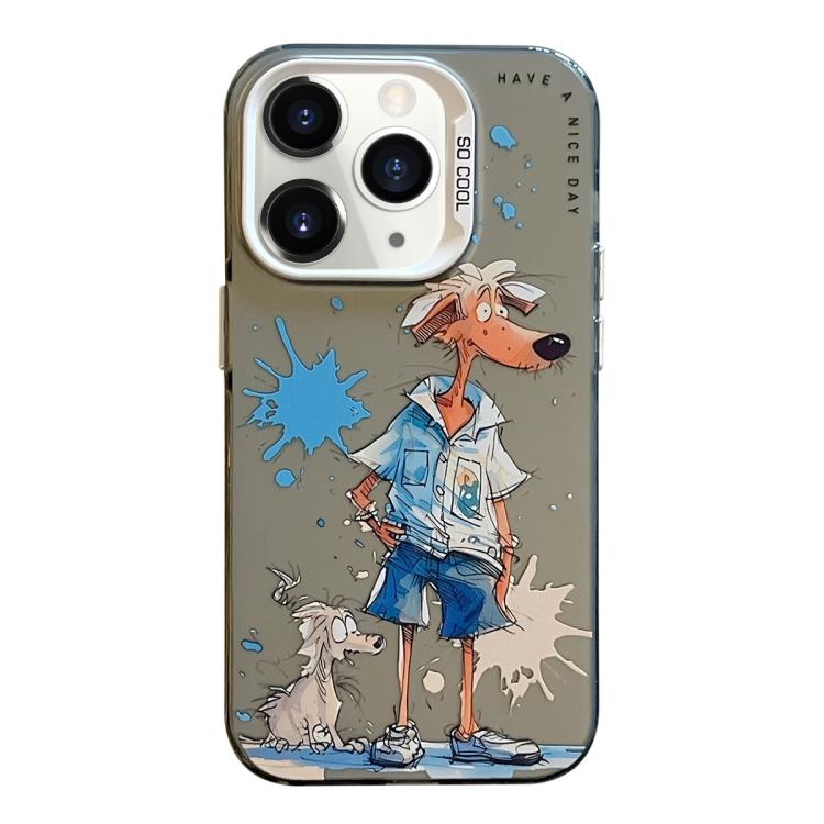 Animal Pattern Oil Painting Series PC + TPU Phone Case, For iPhone 11 Pro