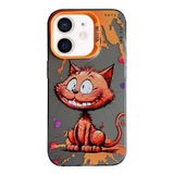 Animal Pattern Oil Painting Series PC + TPU Phone Case, For iPhone 12 mini