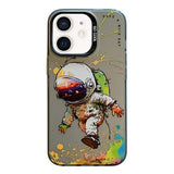Animal Pattern Oil Painting Series PC + TPU Phone Case, For iPhone 12 mini