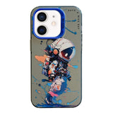 Animal Pattern Oil Painting Series PC + TPU Phone Case, For iPhone 12 mini