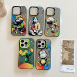 Animal Pattern Oil Painting Series PC + TPU Phone Case, For iPhone Air
