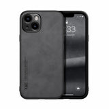 Skin Feel Magnetic Leather Back Phone Case, For iPhone 14, For iPhone 14 Pro, For iPhone 14 Pro Max