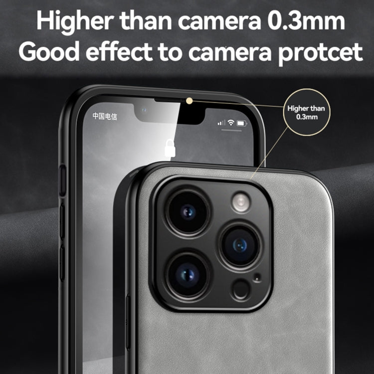 Skin Feel Magnetic Leather Back Phone Case, For iPhone 14, For iPhone 14 Pro, For iPhone 14 Pro Max