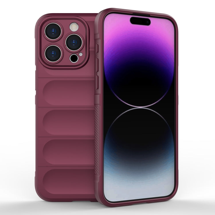 Magic Shield TPU + Flannel Phone Case, For iPhone 16, For iPhone 15 Pro Max, For iPhone 15 Pro, For iPhone 15 Plus