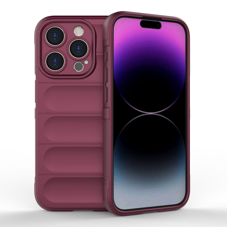 Magic Shield TPU + Flannel Phone Case, For iPhone 16, For iPhone 15 Pro Max, For iPhone 15 Pro, For iPhone 15 Plus
