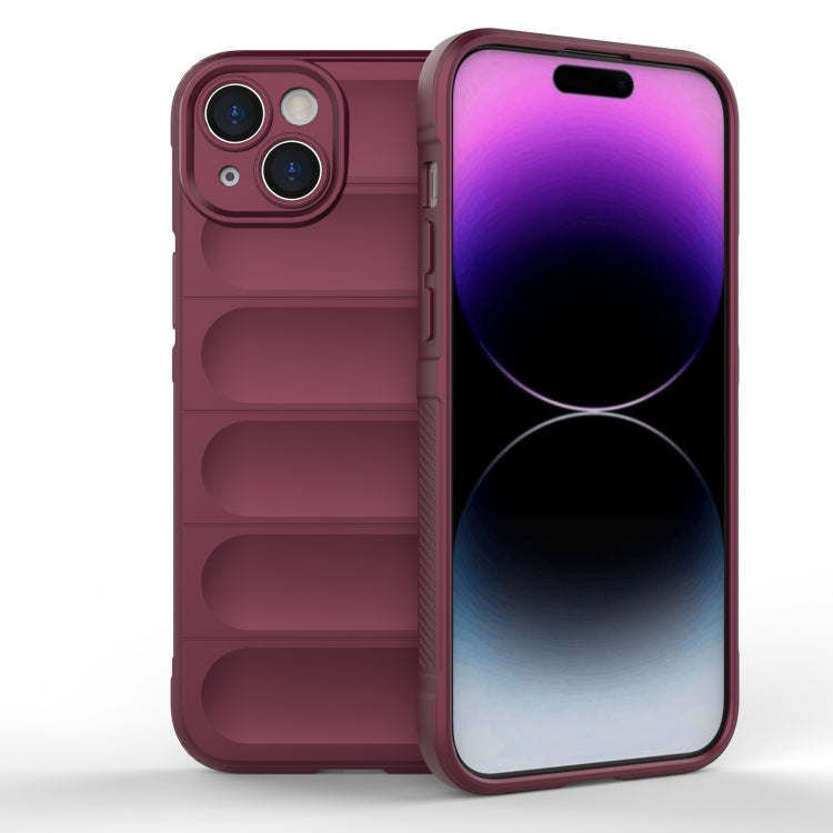 Magic Shield TPU + Flannel Phone Case, For iPhone 16, For iPhone 15 Pro Max, For iPhone 15 Pro, For iPhone 15 Plus
