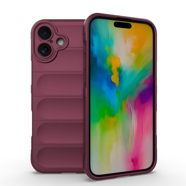 Magic Shield TPU + Flannel Phone Case, For iPhone Air, For iPhone 16 Pro Max, For iPhone 16 Pro, For iPhone 16 Plus