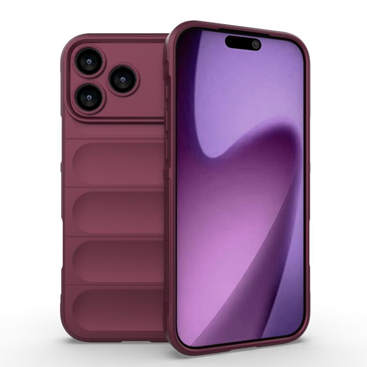 Magic Shield TPU + Flannel Phone Case, For iPhone 18 Pro / 17 Pro, For iPhone 18 Pro Max / 17 Pro Max, For iPhone 17e / 16e, For iPhone 17