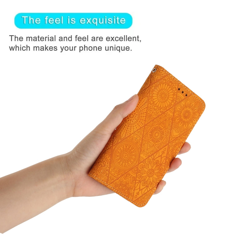 Ethnic Embossed Adsorption Leather Phone Case, For iPhone 15 Pro Max, For iPhone 15 Pro, For iPhone 15 Plus, For iPhone 15