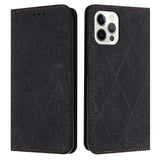 Ethnic Embossed Adsorption Leather Phone Case, For iPhone 15 Pro Max, For iPhone 15 Pro, For iPhone 15 Plus, For iPhone 15