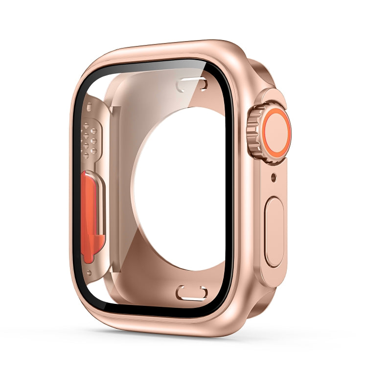 Change to Ultra 49mm All-Inclusive Film Hybrid PC Watch Case, For Apple Watch Series 6 / 5 / 4 / SE 44mm, For Apple Watch Series 6 / 5 / 4 / SE 40mm, For Apple Watch Series 9 / 8 / 7 45mm, For Apple Watch Series 9 / 8 / 7 41mm