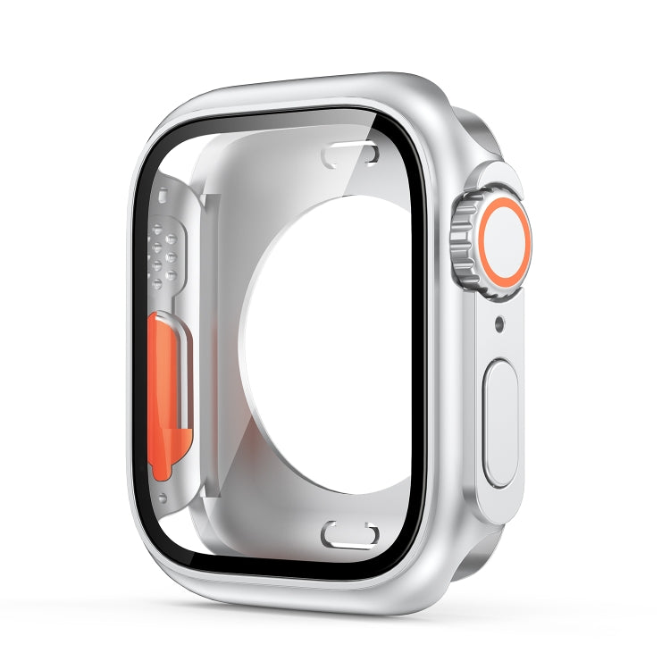 Change to Ultra 49mm All-Inclusive Film Hybrid PC Watch Case, For Apple Watch Series 6 / 5 / 4 / SE 44mm, For Apple Watch Series 6 / 5 / 4 / SE 40mm, For Apple Watch Series 9 / 8 / 7 45mm, For Apple Watch Series 9 / 8 / 7 41mm