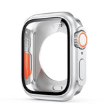 Change to Ultra 49mm All-Inclusive Film Hybrid PC Watch Case, For Apple Watch Series 6 / 5 / 4 / SE 44mm, For Apple Watch Series 6 / 5 / 4 / SE 40mm, For Apple Watch Series 9 / 8 / 7 45mm, For Apple Watch Series 9 / 8 / 7 41mm