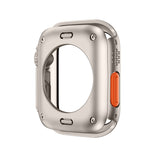 Change to Ultra 49mm All-Inclusive Film Hybrid PC Watch Case, For Apple Watch Series 6 / 5 / 4 / SE 44mm, For Apple Watch Series 6 / 5 / 4 / SE 40mm, For Apple Watch Series 9 / 8 / 7 45mm, For Apple Watch Series 9 / 8 / 7 41mm
