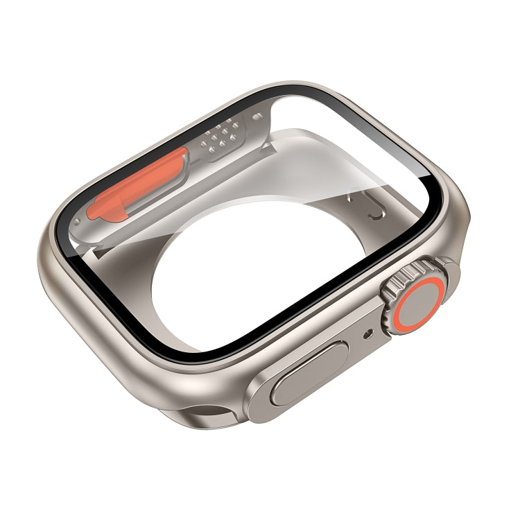 Change to Ultra 49mm All-Inclusive Film Hybrid PC Watch Case, For Apple Watch Series 6 / 5 / 4 / SE 44mm, For Apple Watch Series 6 / 5 / 4 / SE 40mm, For Apple Watch Series 9 / 8 / 7 45mm, For Apple Watch Series 9 / 8 / 7 41mm