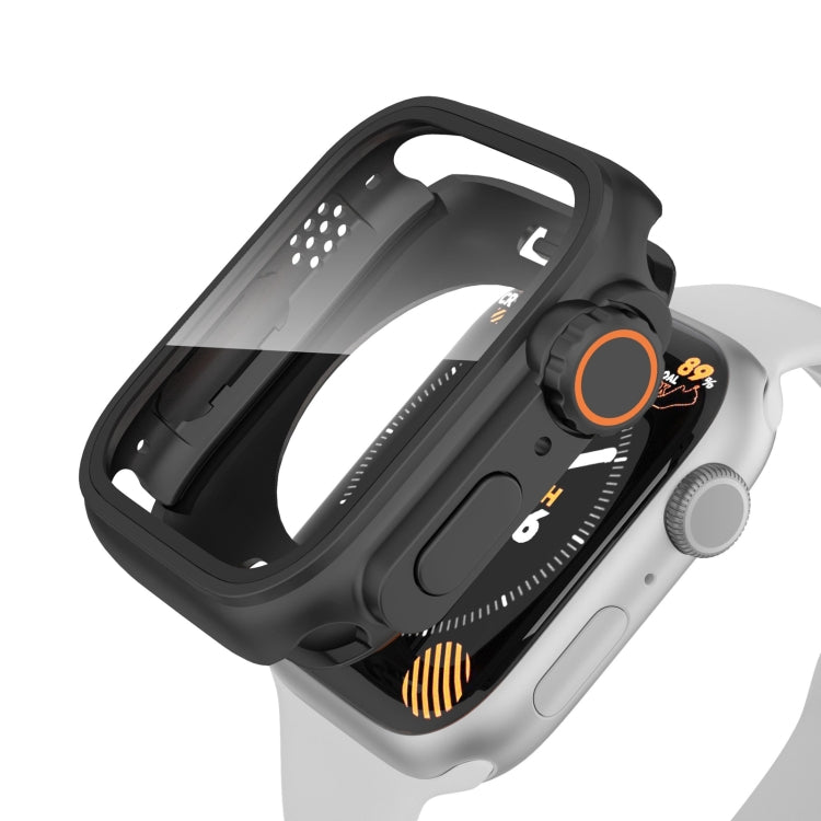 Change to Ultra 49mm Waterproof All-Inclusive Film Hybrid PC Watch Case, For Apple Watch Series 6 / 5 / 4 / SE 44mm, For Apple Watch Series 6 / 5 / 4 / SE 40mm, For Apple Watch Series 9 / 8 / 7 45mm, For Apple Watch Series 9 / 8 / 7 41mm