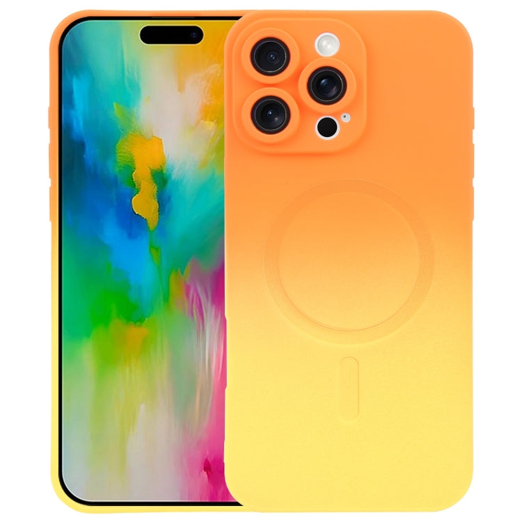Liquid TPU Silicone Gradient MagSafe Phone Case, For iPhone 17e / 16e, For iPhone 17 Pro Max, For iPhone 17 Pro, For iPhone 17, For iPhone Air, For iPhone 16 Pro Max, For iPhone 16 Pro, For iPhone 16 Plus