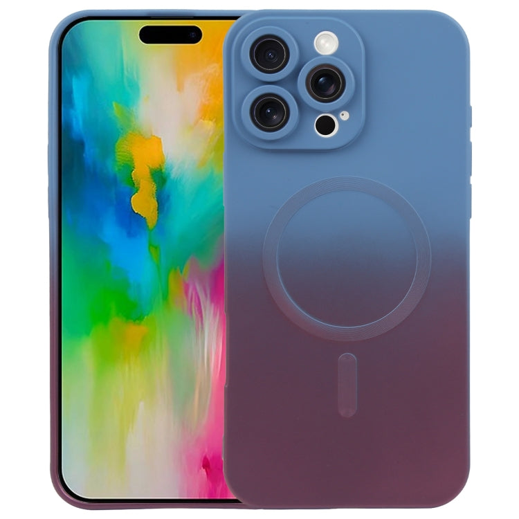 Liquid TPU Silicone Gradient MagSafe Phone Case, For iPhone 17e / 16e, For iPhone 17 Pro Max, For iPhone 17 Pro, For iPhone 17, For iPhone Air, For iPhone 16 Pro Max, For iPhone 16 Pro, For iPhone 16 Plus