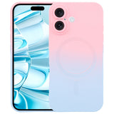 Liquid TPU Silicone Gradient MagSafe Phone Case, For iPhone 17e / 16e, For iPhone 17 Pro Max, For iPhone 17 Pro, For iPhone 17, For iPhone Air, For iPhone 16 Pro Max, For iPhone 16 Pro, For iPhone 16 Plus