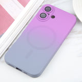 Liquid TPU Silicone Gradient MagSafe Phone Case, For iPhone 16, For iPhone 15 Pro Max, For iPhone 15 Pro, For iPhone 15 Plus, For iPhone 15