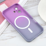 Liquid TPU Silicone Gradient MagSafe Phone Case, For iPhone 16, For iPhone 15 Pro Max, For iPhone 15 Pro, For iPhone 15 Plus, For iPhone 15