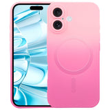 Liquid TPU Silicone Gradient MagSafe Phone Case, For iPhone 16, For iPhone 15 Pro Max, For iPhone 15 Pro, For iPhone 15 Plus, For iPhone 15