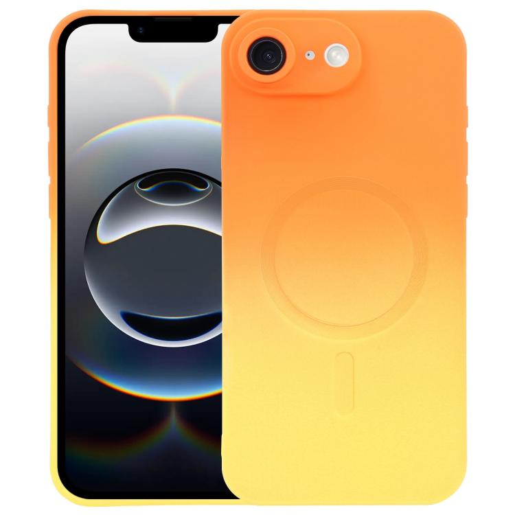 Liquid TPU Silicone Gradient MagSafe Phone Case, For iPhone 17e / 16e, For iPhone 17 Pro Max, For iPhone 17 Pro, For iPhone 17, For iPhone Air, For iPhone 16 Pro Max, For iPhone 16 Pro, For iPhone 16 Plus