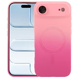 Liquid TPU Silicone Gradient MagSafe Phone Case, For iPhone 17e / 16e, For iPhone 17 Pro Max, For iPhone 17 Pro, For iPhone 17, For iPhone Air, For iPhone 16 Pro Max, For iPhone 16 Pro, For iPhone 16 Plus