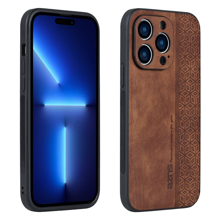 AZNS 3D Embossed Skin Feel Phone Case, For iPhone 15 Pro Max, For iPhone 15 Pro, For iPhone 15 Plus, For iPhone 15