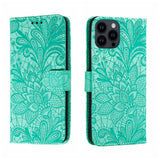 Lace Flower Embossing Flip Leather Phone Case, For iPhone 16, For iPhone 15 Pro Max, For iPhone 15 Pro, For iPhone 15 Plus, For iPhone 15