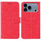 Lace Flower Embossing Flip Leather Phone Case, For iPhone 17e / 16e, For iPhone 17 Pro Max, For iPhone 17 Pro, For iPhone 17, For iPhone Air, For iPhone 16 Pro Max, For iPhone 16 Pro, For iPhone 16 Plus