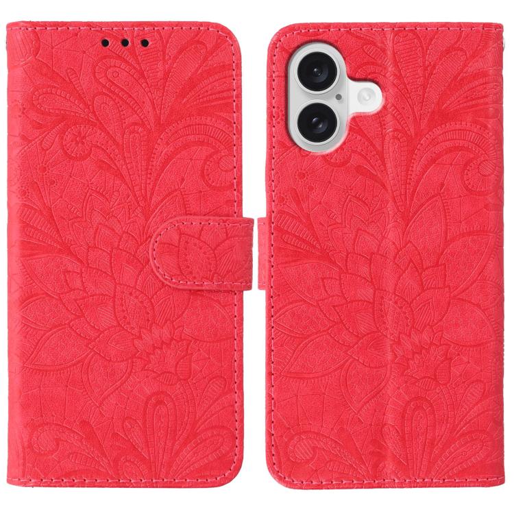 Lace Flower Embossing Flip Leather Phone Case, For iPhone 17e / 16e, For iPhone 17 Pro Max, For iPhone 17 Pro, For iPhone 17, For iPhone Air, For iPhone 16 Pro Max, For iPhone 16 Pro, For iPhone 16 Plus