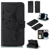 Feather Pattern Litchi Texture Leather Phone Case, For iPhone 17 Pro Max, For iPhone 17 Pro, For iPhone 17, For iPhone Air, For iPhone 15 Pro Max, For iPhone 15 Pro, For iPhone 15 Plus, For iPhone 15