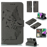 Feather Pattern Litchi Texture Leather Phone Case, For iPhone 17 Pro Max, For iPhone 17 Pro, For iPhone 17, For iPhone Air, For iPhone 15 Pro Max, For iPhone 15 Pro, For iPhone 15 Plus, For iPhone 15