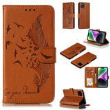 Feather Pattern Litchi Texture Leather Phone Case, For iPhone 17 Pro Max, For iPhone 17 Pro, For iPhone 17, For iPhone Air, For iPhone 15 Pro Max, For iPhone 15 Pro, For iPhone 15 Plus, For iPhone 15