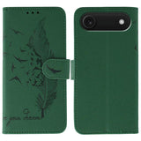 Feather Pattern Litchi Texture Leather Phone Case, For iPhone 17 Pro Max, For iPhone 17 Pro, For iPhone 17, For iPhone Air, For iPhone 15 Pro Max, For iPhone 15 Pro, For iPhone 15 Plus, For iPhone 15