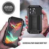 R-JUST Sliding Camera IP54 Life Waterproof Holder Phone Case, For iPhone 15 Pro Max, For iPhone 15 Pro, For iPhone 15 Plus, For iPhone 15