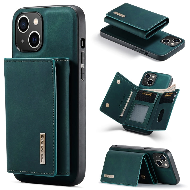 DG.MING M1 Series 3-Fold Multi Card Wallet Leather Phone Case, For iPhone 15 Pro Max, For iPhone 15 Pro, For iPhone 15 Plus, For iPhone 15