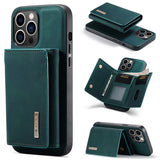 DG.MING M1 Series 3-Fold Multi Card Wallet Leather Phone Case, For iPhone 15 Pro Max, For iPhone 15 Pro, For iPhone 15 Plus, For iPhone 15
