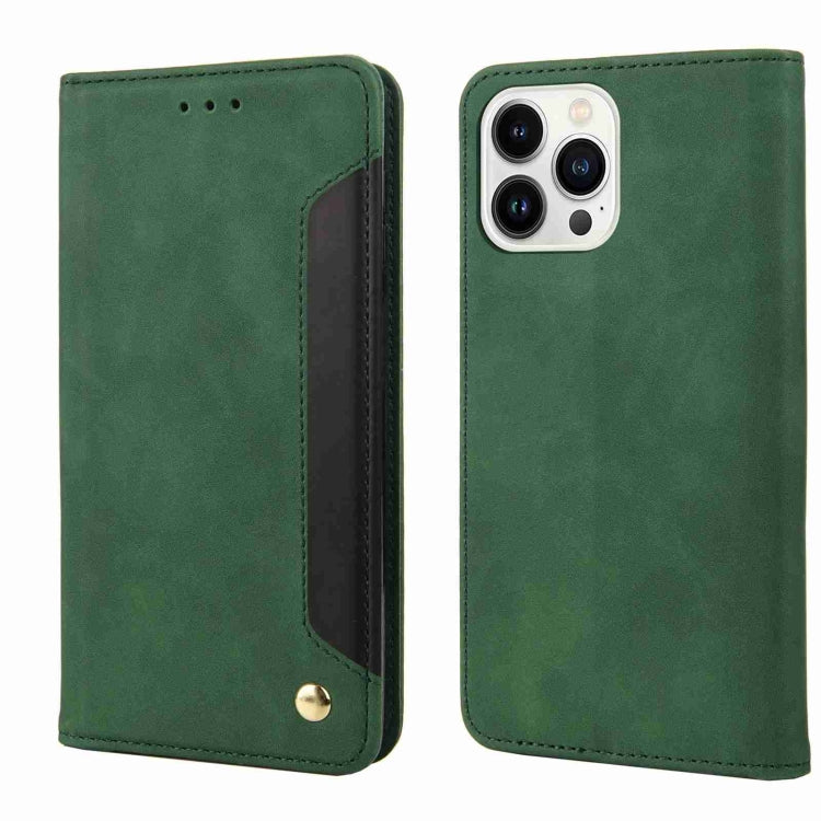 Skin Feel Splicing Leather Phone Case, For iPhone 16, For iPhone 15 Pro Max, For iPhone 15 Pro, For iPhone 15 Plus, For iPhone 15