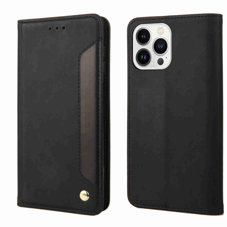 Skin Feel Splicing Leather Phone Case, For iPhone 16, For iPhone 15 Pro Max, For iPhone 15 Pro, For iPhone 15 Plus, For iPhone 15