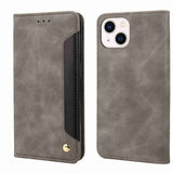 Skin Feel Splicing Leather Phone Case, For iPhone 16, For iPhone 15 Pro Max, For iPhone 15 Pro, For iPhone 15 Plus, For iPhone 15