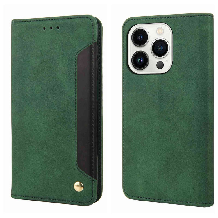 Skin Feel Splicing Leather Phone Case, For iPhone 17e / 16e, For iPhone 17 Pro Max, For iPhone 17 Pro, For iPhone 17, For iPhone Air, For iPhone 16 Pro Max, For iPhone 16 Pro, For iPhone 16 Plus