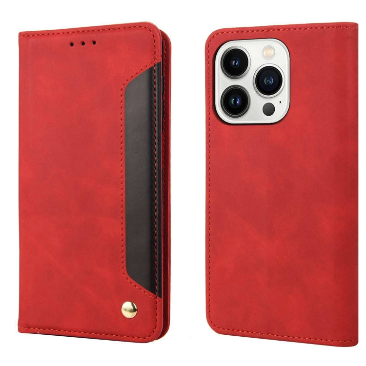 Skin Feel Splicing Leather Phone Case, For iPhone 17e / 16e, For iPhone 17 Pro Max, For iPhone 17 Pro, For iPhone 17, For iPhone Air, For iPhone 16 Pro Max, For iPhone 16 Pro, For iPhone 16 Plus