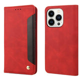 Skin Feel Splicing Leather Phone Case, For iPhone 17e / 16e, For iPhone 17 Pro Max, For iPhone 17 Pro, For iPhone 17, For iPhone Air, For iPhone 16 Pro Max, For iPhone 16 Pro, For iPhone 16 Plus
