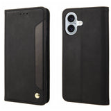 Skin Feel Splicing Leather Phone Case, For iPhone 17e / 16e, For iPhone 17 Pro Max, For iPhone 17 Pro, For iPhone 17, For iPhone Air, For iPhone 16 Pro Max, For iPhone 16 Pro, For iPhone 16 Plus