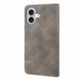 Skin Feel Splicing Leather Phone Case, For iPhone 16, For iPhone 15 Pro Max, For iPhone 15 Pro, For iPhone 15 Plus, For iPhone 15