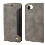 Skin Feel Splicing Leather Phone Case, For iPhone 17e / 16e, For iPhone 17 Pro Max, For iPhone 17 Pro, For iPhone 17, For iPhone Air, For iPhone 16 Pro Max, For iPhone 16 Pro, For iPhone 16 Plus