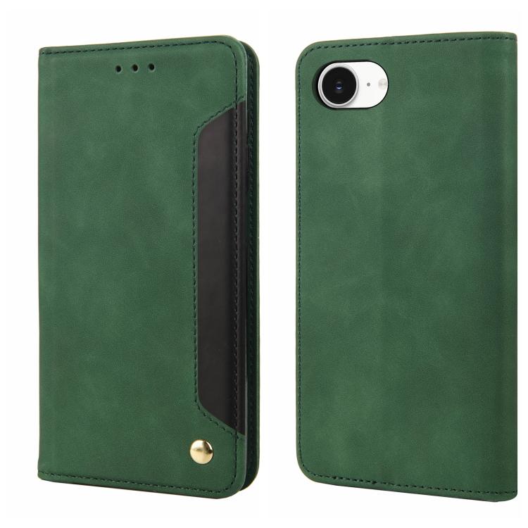 Skin Feel Splicing Leather Phone Case, For iPhone 17e / 16e, For iPhone 17 Pro Max, For iPhone 17 Pro, For iPhone 17, For iPhone Air, For iPhone 16 Pro Max, For iPhone 16 Pro, For iPhone 16 Plus