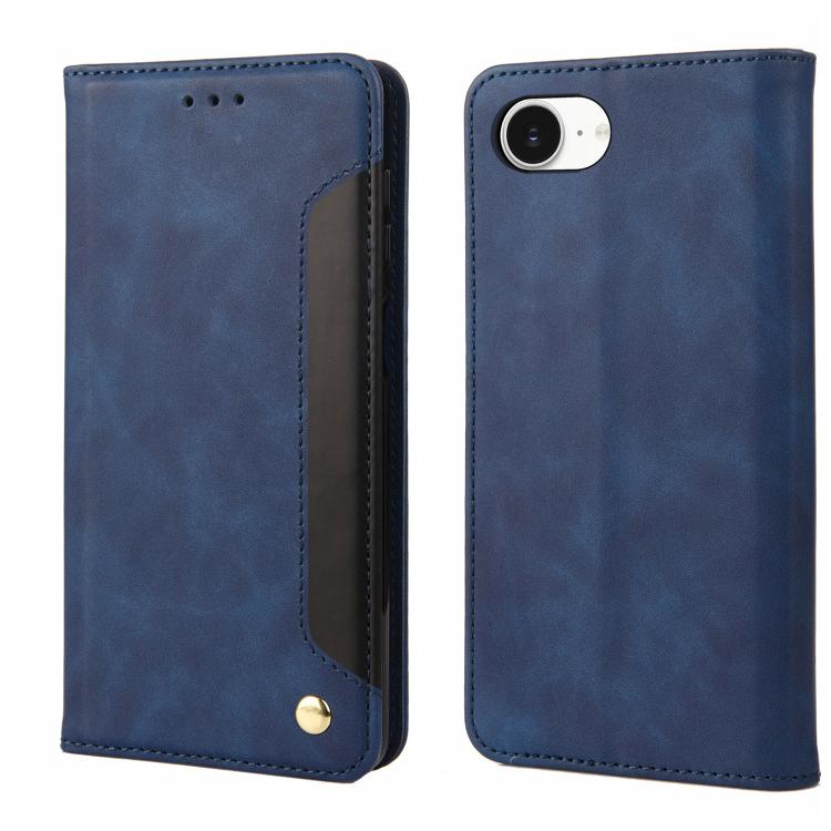 Skin Feel Splicing Leather Phone Case, For iPhone 17e / 16e, For iPhone 17 Pro Max, For iPhone 17 Pro, For iPhone 17, For iPhone Air, For iPhone 16 Pro Max, For iPhone 16 Pro, For iPhone 16 Plus